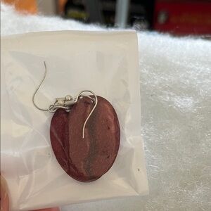 Handcrafted Brown Oval Drop Earrings - Women Jewelry